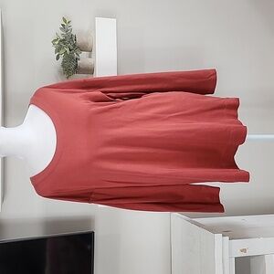 J. Jill Long Sleeve Super Soft Pima Cotton Top